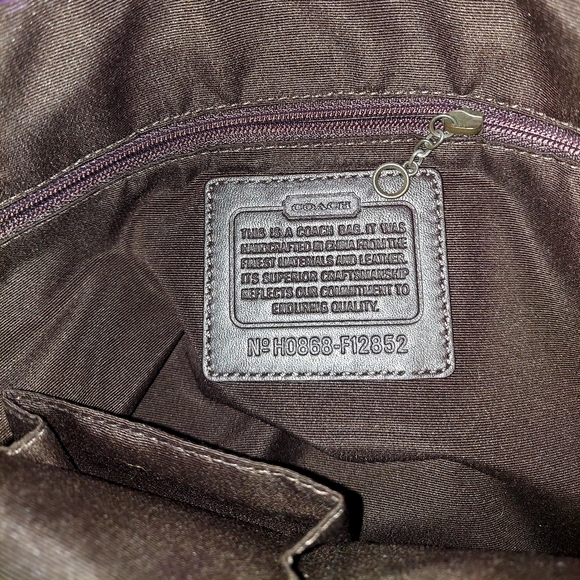 Coach Lurex shoulder bag - Picture 6 of 8